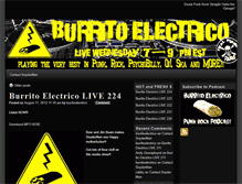 Tablet Screenshot of burritoelectrico.realpunkradio.com