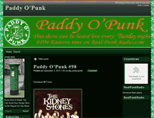 Tablet Screenshot of paddyopunk.realpunkradio.com